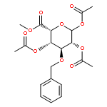 L-IDOPYRANURONIC ACID, 3-O-(PHENYLMETHYL)-, METHYL ESTER, TRIACETATE