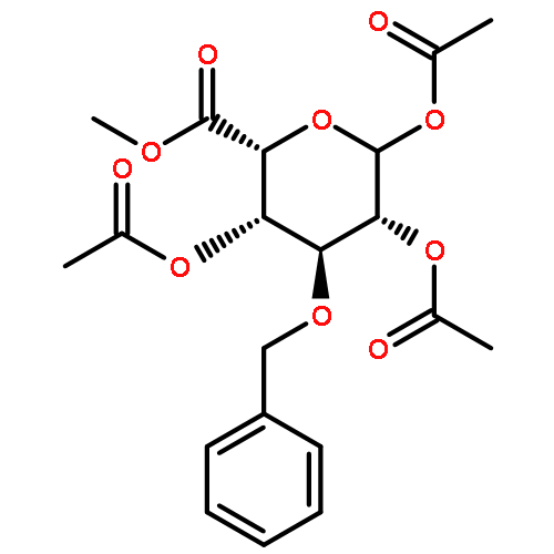 L-IDOPYRANURONIC ACID, 3-O-(PHENYLMETHYL)-, METHYL ESTER, TRIACETATE