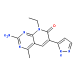 2-amino-8-ethyl-4-methyl-6-(1H-pyrazol-5-yl)pyrido[2,3-d]pyrimidin-7-one