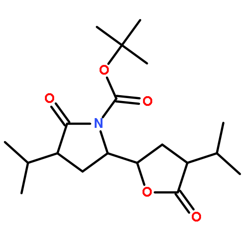 (3S,5S)-tert-Butyl 3-isopropyl-5-((2S,4S)-4-isopropyl-5-oxotetrahydrofuran-2-yl)-2-oxopyrrolidine-1-carboxylate