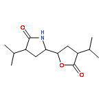 (3S,5S)-3-Isopropyl-5-((2S,4S)-4-isopropyl-5-oxotetrahydrofuran-2-yl)pyrrolidin-2-one