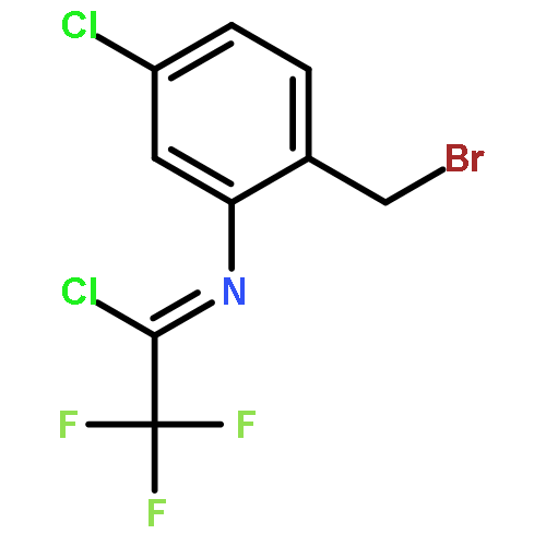 N-[2-(BROMOMETHYL)-5-CHLOROPHENYL]-2,2,2-TRIFLUOROACETIMIDOYL CHLORIDE