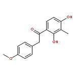 Ethanone, 1-(2,4-dihydroxy-3-methylphenyl)-2-(4-methoxyphenyl)-