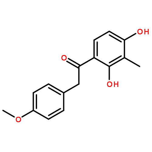 Ethanone, 1-(2,4-dihydroxy-3-methylphenyl)-2-(4-methoxyphenyl)-