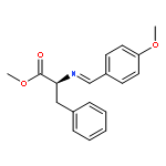 Phenylalanine, N-[(4-methoxyphenyl)methylene]-, methyl ester