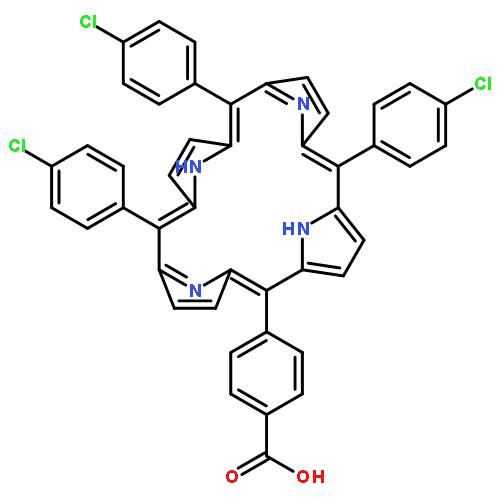 Benzoic acid, 4-[10,15,20-tris(4-chlorophenyl)-21H,23H-porphin-5-yl]-