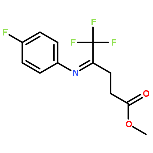 Methyl 5,5,5-trifluoro-4-(4-fluorophenylimino)pentaneate