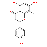 (2S)-2,3-dihydro-5,7-dihydroxy-2-(4-hydroxyphenyl)-8-methyl-4H-1-benzopyran-4-one