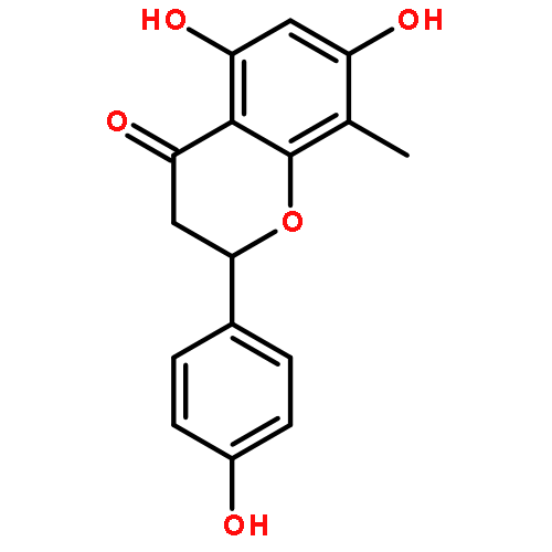 (2S)-2,3-dihydro-5,7-dihydroxy-2-(4-hydroxyphenyl)-8-methyl-4H-1-benzopyran-4-one