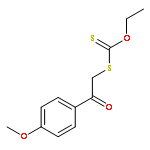 O-Ethyl S-[2-(4-methoxyphenyl)-2-oxoethyl] carbonodithioate