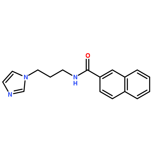 2-Naphthalenecarboxamide, N-[3-(1H-imidazol-1-yl)propyl]-