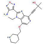 (S)-4-(2-(4-Amino-1,2,5-oxadiazol-3-yl)-1-ethyl-7-(piperidin-3-ylmethoxy)-1H-imidazo[4,5-c]pyridin-4-yl)-2-methylbut-3-yn-2-ol