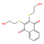 2,3-Bis(2-hydroxyethylthio)-1,4-naphthalenedione