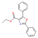 4-Oxazolecarboxylic acid, 2,5-diphenyl-, ethyl ester