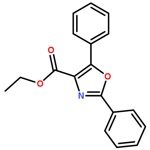 4-Oxazolecarboxylic acid, 2,5-diphenyl-, ethyl ester