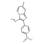 Imidazo[1,2-a]pyridine, 7-methyl-2-(4-nitrophenyl)-3-nitroso-