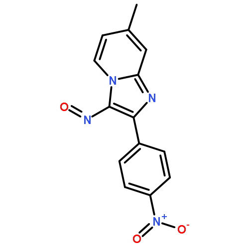 Imidazo[1,2-a]pyridine, 7-methyl-2-(4-nitrophenyl)-3-nitroso-