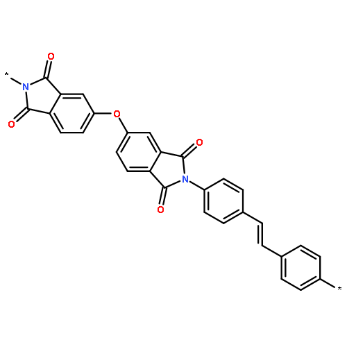 Poly[(1,3-dihydro-1,3-dioxo-2H-isoindole-2,5-diyl)oxy(1,3-dihydro-1,3-d
ioxo-2H-isoindole-5,2-diyl)-1,4-phenylene-1,2-ethenediyl-1,4-phenylene
]