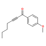 2-Heptyn-1-one, 1-(4-methoxyphenyl)-