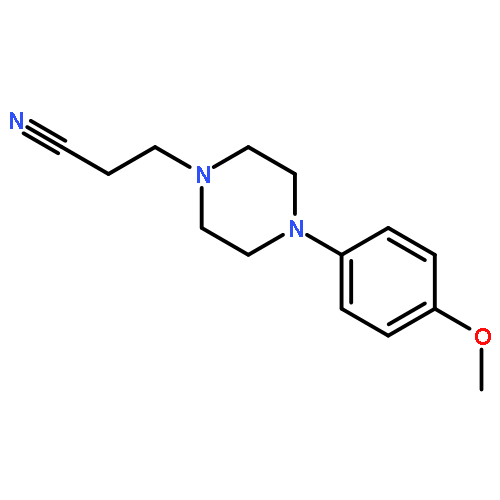 4-(4-methoxyphenyl)-1-Piperazinepropanenitrile