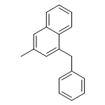 Naphthalene,3-methyl-1-(phenylmethyl)-