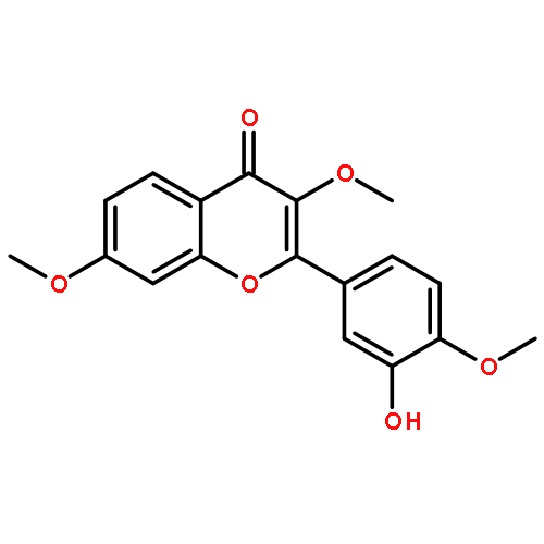 2-(3-HYDROXY-4-METHOXYPHENYL)-3,7-DIMETHOXY-4H-CHROMEN-4-ONE