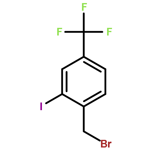 1-(bromomethyl)-2-iodo-4-(trifluoromethyl)benzene