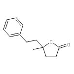 2(3H)-Furanone,dihydro-5-methyl-5-(2-phenylethyl)-