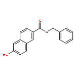 2-Naphthalenecarboxylic acid, 6-hydroxy-, phenylmethyl ester