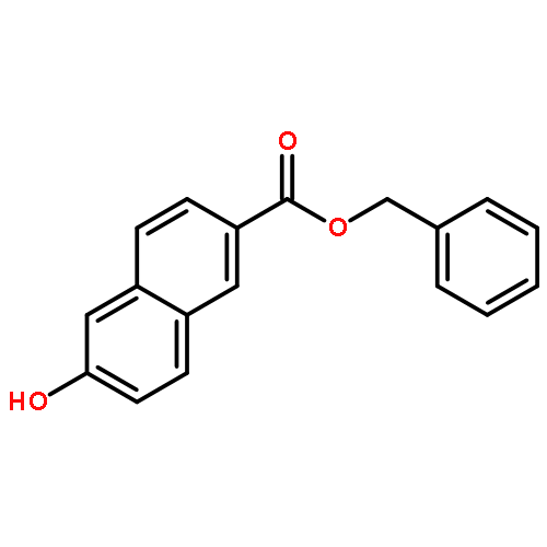 2-Naphthalenecarboxylic acid, 6-hydroxy-, phenylmethyl ester