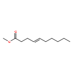 4-Decenoic acid, methylester, (4E)-