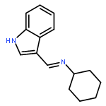 Cyclohexanamine,N-(1H-indol-3-ylmethylene)-