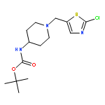 N-[1-[(2-Chloro-5-thiazolyl)methyl]-4-piperidinyl]carbamic acid tert-butyl ester