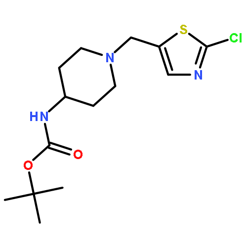 N-[1-[(2-Chloro-5-thiazolyl)methyl]-4-piperidinyl]carbamic acid tert-butyl ester