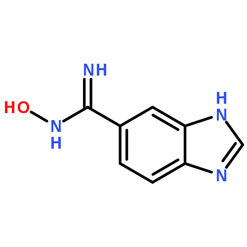 1H-Benzimidazole-6-carboximidamide, N-hydroxy-