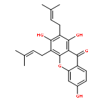 1,3,6-trihydroxy-2,4-bis(3-methylbut-2-en-1-yl)-9H-xanthen-9-one