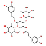 [6-[2-(3,4-dihydroxyphenyl)ethoxy]-5-hydroxy-4-(3,4,5-trihydroxy-6-methyloxan-2-yl)oxy-2-[(3,4,5-trihydroxy-6-methyloxan-2-yl)oxymethyl]oxan-3-yl] (E)-3-(3,4-dihydroxyphenyl)prop-2-enoate