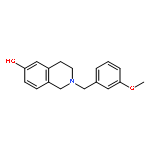 6-Isoquinolinol, 1,2,3,4-tetrahydro-2-[(3-methoxyphenyl)methyl]-