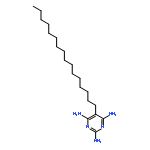 2,4,6-Pyrimidinetriamine,5-hexadecyl-