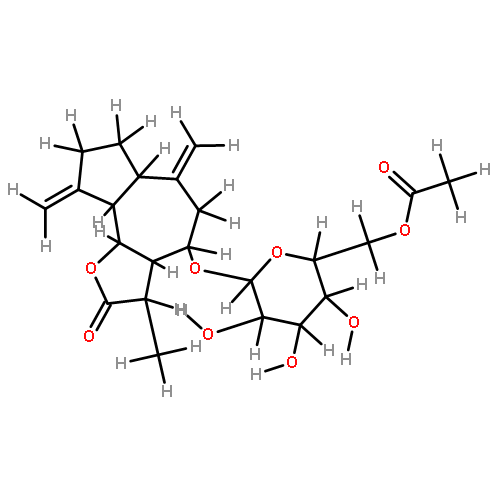 11alpha,13-dihydrodehydrocostuslactone-8-O-[6'-O-acetyl-beta-D-glucoside]