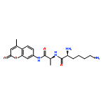 7-lysylalanyl-4-methylcoumarinamide