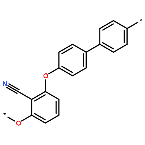 Poly[oxy(2-cyano-1,3-phenylene)oxy[1,1'-biphenyl]-4,4'-diyl]