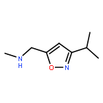 1-(3-Isopropylisoxazol-5-yl)-N-methylmethanamine