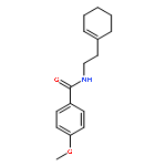 N-[2-(1-CYCLOHEXEN-1-YL)ETHYL]-4-METHOXYBENZAMIDE