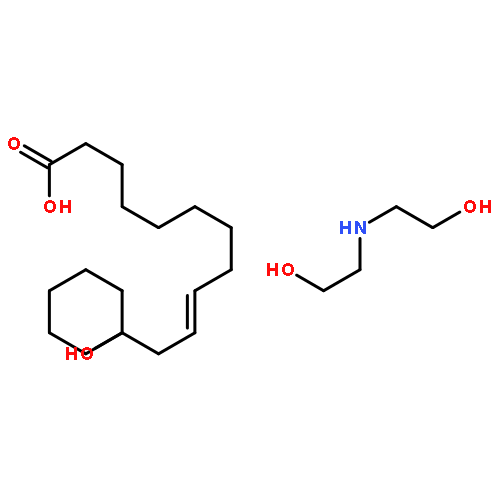 (R)-12-hydroxyoleic acid, compound with 2,2'-iminodiethanol (1:1)