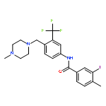 3-iodo-4-methyl-n-{4-[(4-methyl-1-piperazinyl)methyl]-3-(trifluor Omethyl)phenyl}benzamide