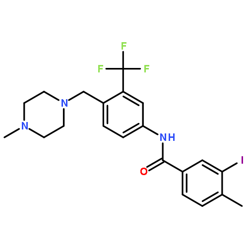 3-iodo-4-methyl-n-{4-[(4-methyl-1-piperazinyl)methyl]-3-(trifluor Omethyl)phenyl}benzamide