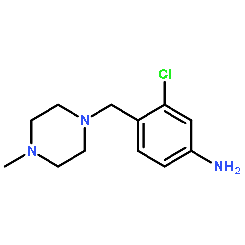 3-chloro-4-[(4-methyl-1-piperazinyl)methyl]-Benzenamine