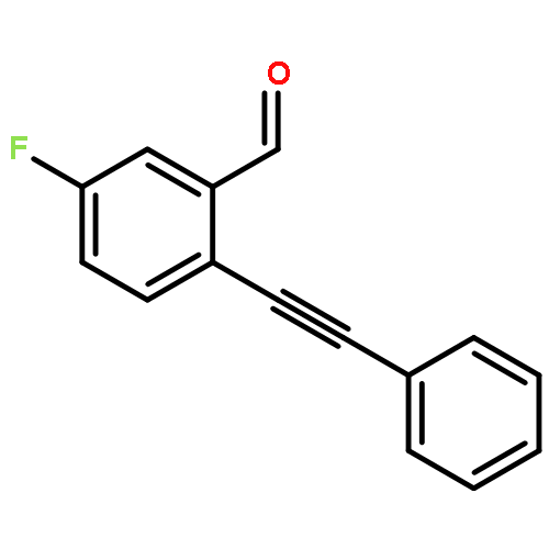 5-fluoro-2-(2-phenylethynyl)benzaldehyde