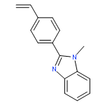 1H-BENZIMIDAZOLE, 2-(4-ETHENYLPHENYL)-1-METHYL-